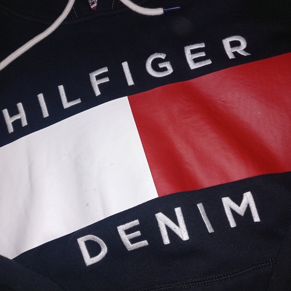 Tommy denim hoodie - Picture 2 of 3